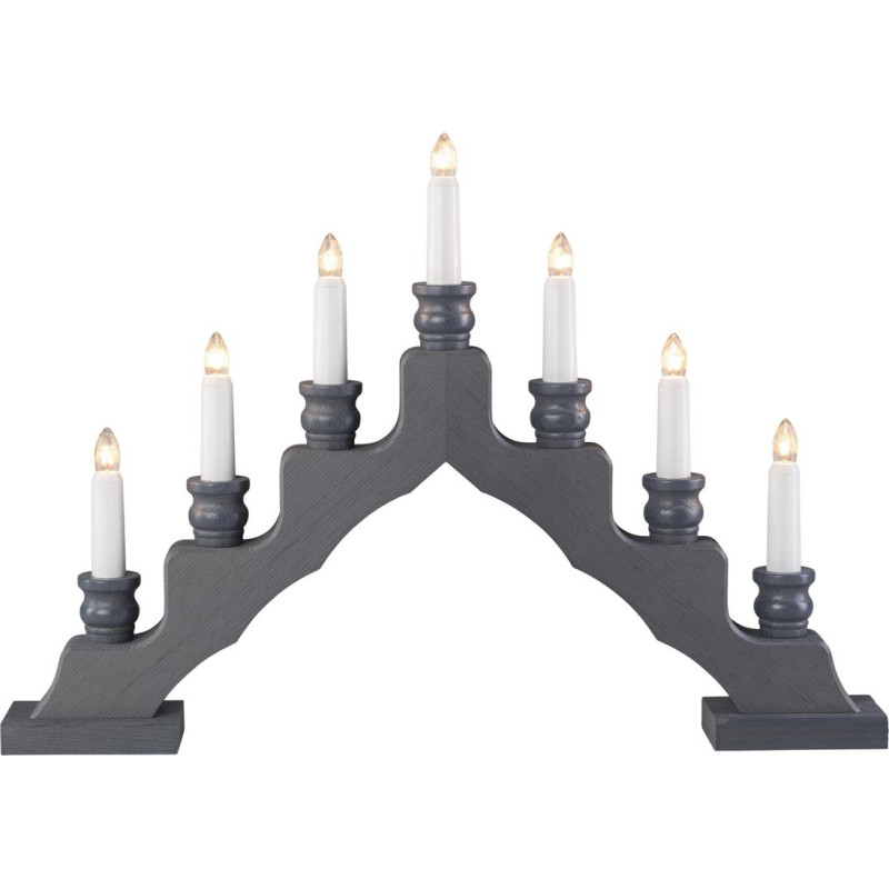 LED Trendiger Schwede grau 47,5 x 33,0 x 6,0 cm