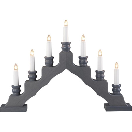 LED Trendiger Schwede grau 47,5 x 33,0 x 6,0 cm