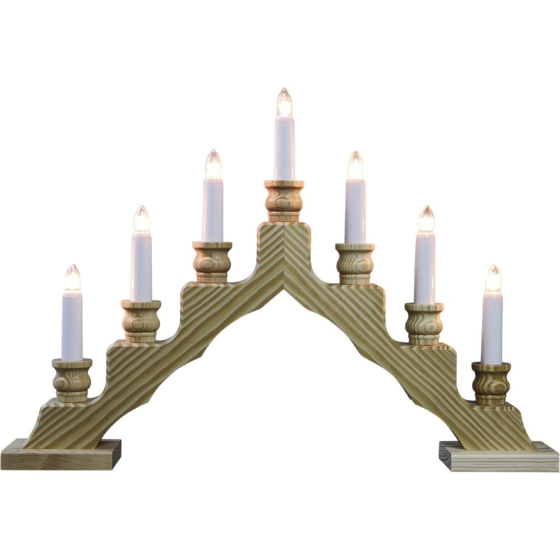 LED Trendiger Schwede natur 47,5 x 33,0 x 6,0 cm