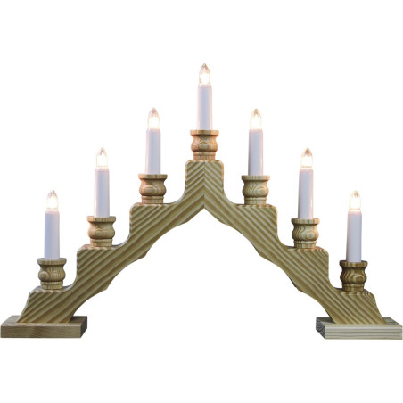 LED Trendiger Schwede natur 47,5 x 33,0 x 6,0 cm