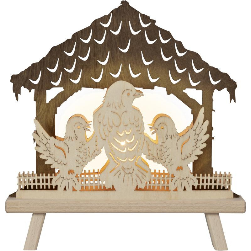 Standleuchte Vogelhaus 30,0 x 32,0 x 6,0 cm