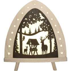 Standleuchte LED Hirsch...