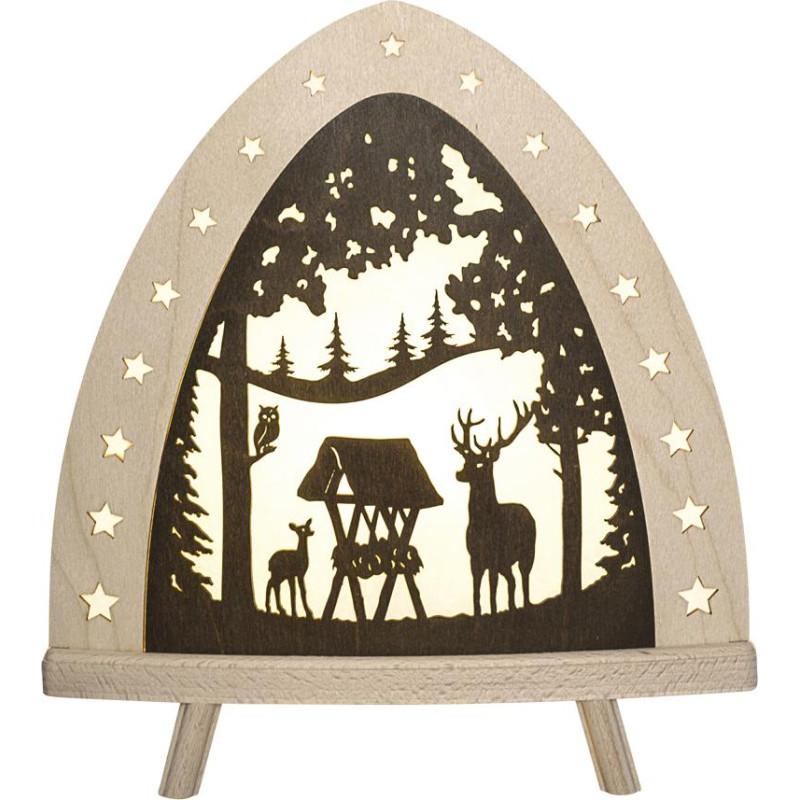 Standleuchte LED Hirsch farbig 30,0 x 32,0 x 6,0 cm