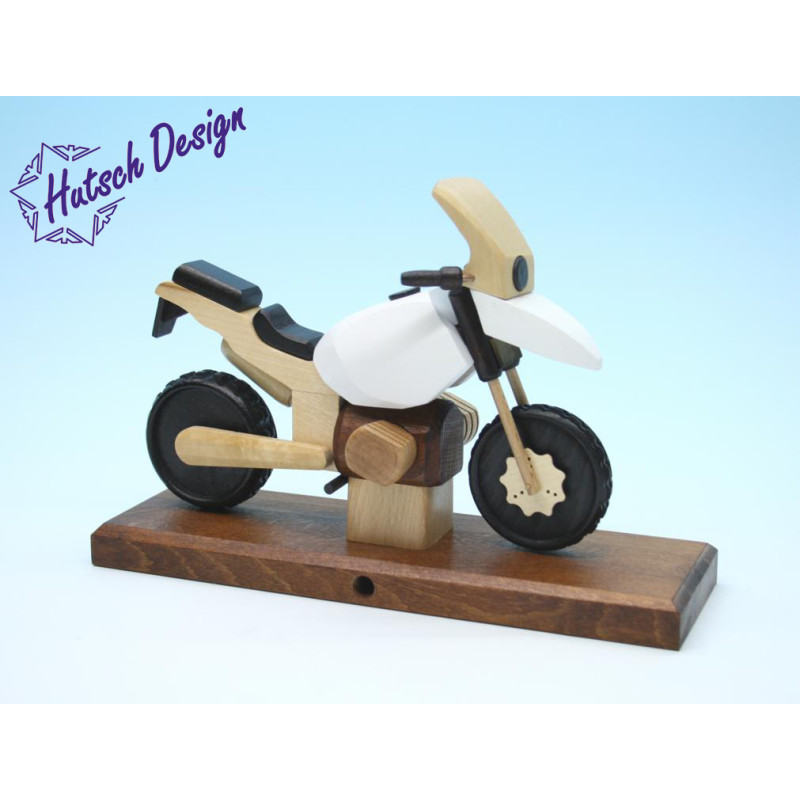 Raeuchermotorrad  Boxer GS weiß  27 x8 x 16cm