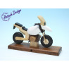 Raeuchermotorrad  Boxer GS weiß  27 x8 x 16cm