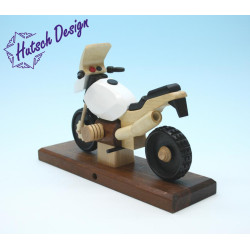 Raeuchermotorrad  Boxer GS weiß  27 x8 x 16cm