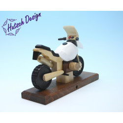 Raeuchermotorrad  Boxer GS weiß  27 x8 x 16cm