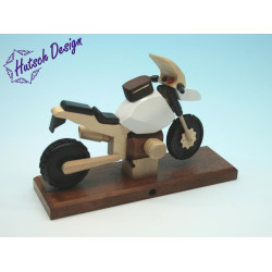 Raeuchermotorrad  Boxer GS weiß  27 x8 x 16cm