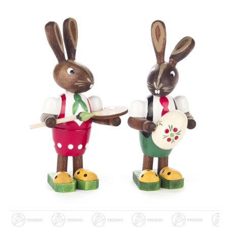Hasenpaar Eiermaler