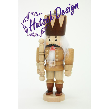 Nussknacker König natur  17,5 cm