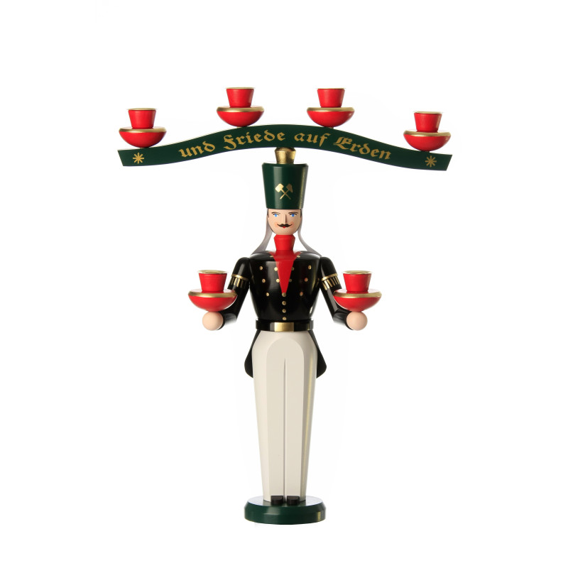 Lichterbergmann mit Joch farbig 41cm