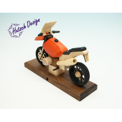 Raeuchermotorrad  Boxer GS rot 27x18x8cm