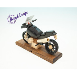 Raeuchermotorrad  Boxer GS schwarz-siber  27 x18x8cm