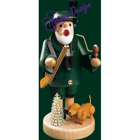 Räuchermann Förster mit Dackel  19 cm