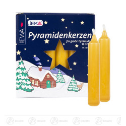 Pyramidenkerzen 17mm, honig...