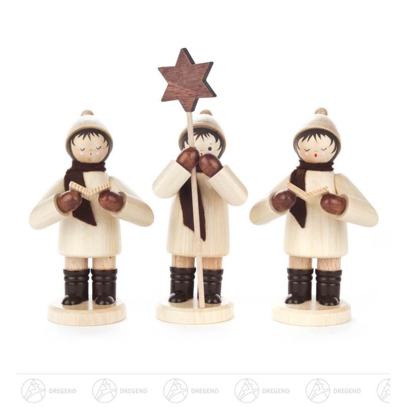 Kurrendefiguren groß natur (3) 14cm