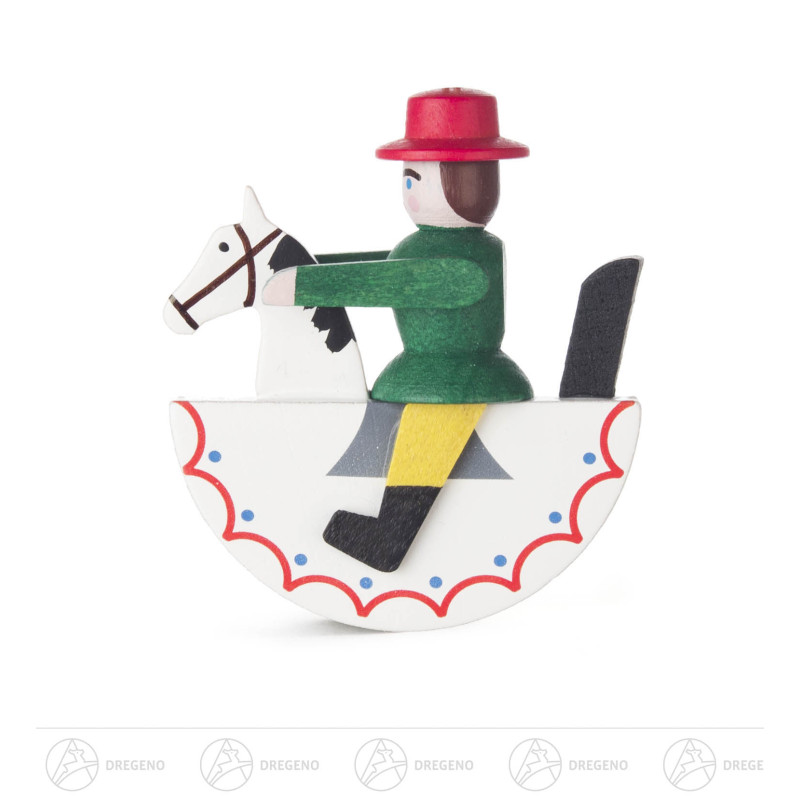 Mini-Reiterlein grün, 5cm