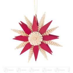 Behang Stern rot 7cm