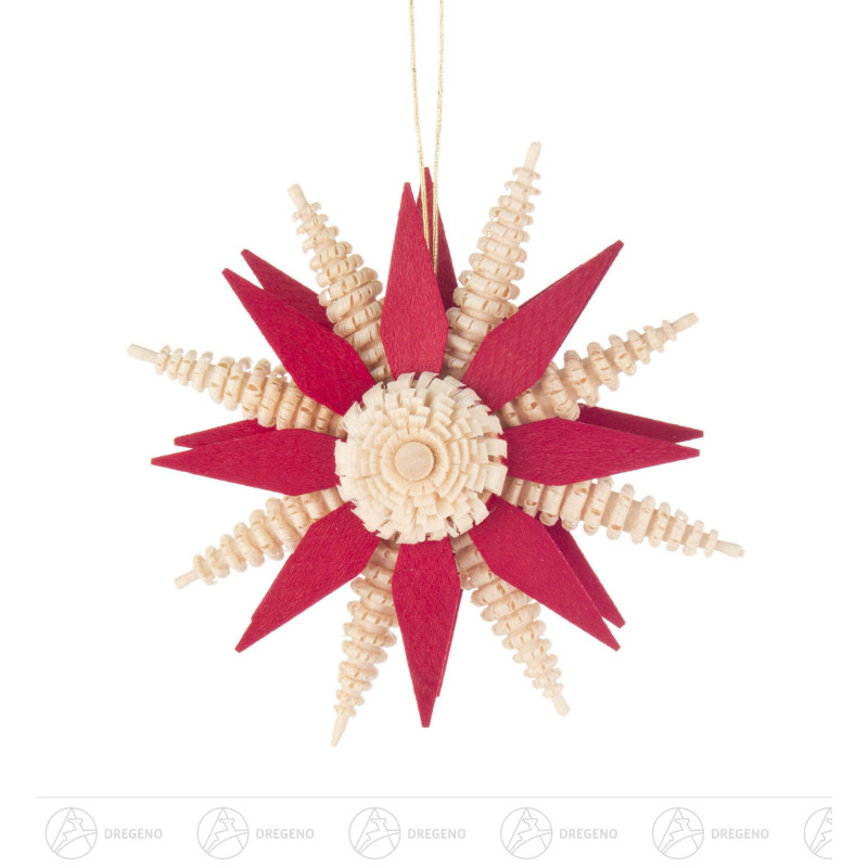 Behang Stern rot 7cm