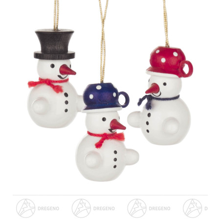 Behang Schneemanntrio 3cm