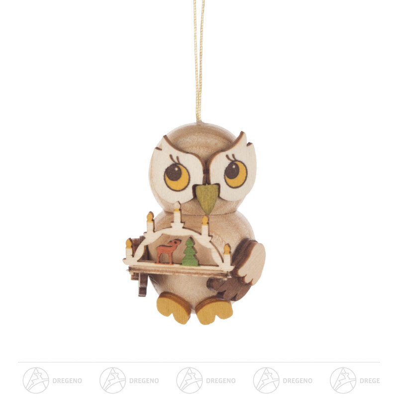 Behang Eulenkind mit Schwibbogen 4cm