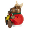 Rauchfigur Elch sitzend 14cm