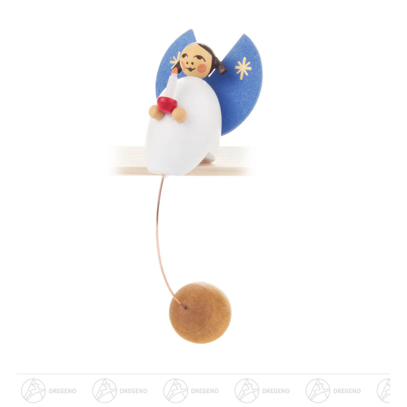 Schaukelfigur Engel mit Kerze