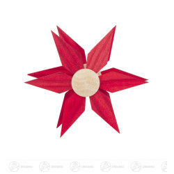 Aufsteckstern rot 9cm