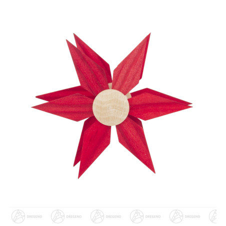 Aufsteckstern rot 9cm