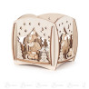 Teelichthalter Weihnachtsmann 8cm