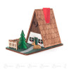 Bastelset Räucherhaus Forsthaus 15-teilig 10,5x12,5x10,5cm
