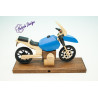 Raeuchermotorrad  Boxer GS blau  27 x8 x 16cm