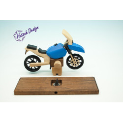 Raeuchermotorrad  Boxer GS blau  27 x8 x 16cm