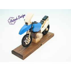 Raeuchermotorrad  Boxer GS blau  27 x8 x 16cm