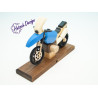 Raeuchermotorrad  Boxer GS blau  27 x8 x 16cm