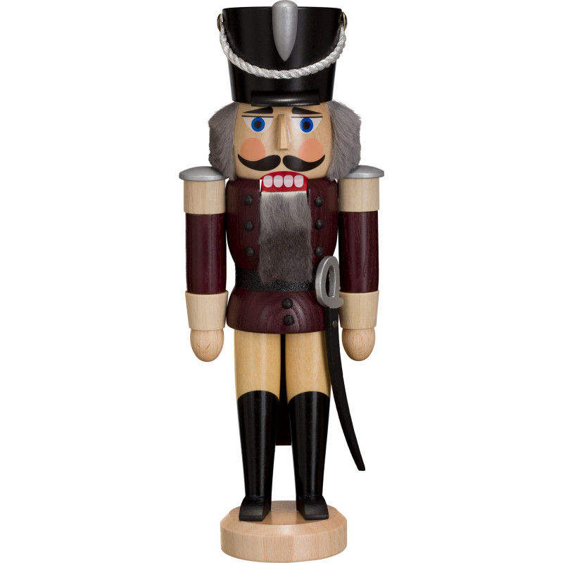 Husar Esche lasiert aubergine 28cm