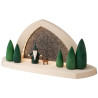 Gesteinsbogen 15x31x11cm natur LED beleuchtet Jägerwichtel