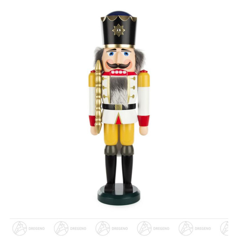 Nussknacker König weiß, 39cm