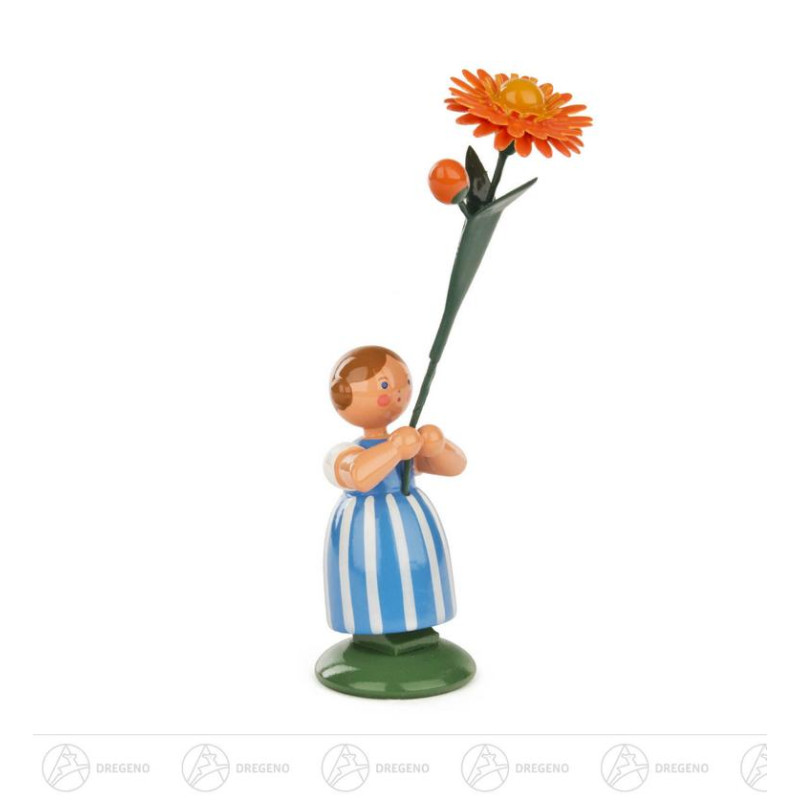 Blumenmädchen mit Ringelblume