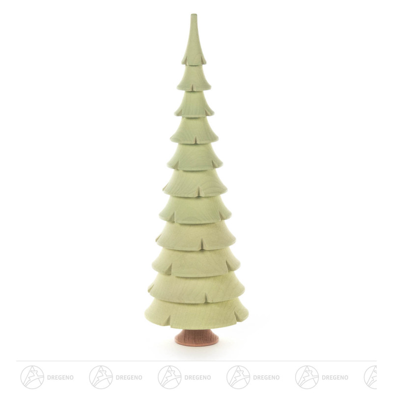 Massivholzbaum hellgrün, 21cm