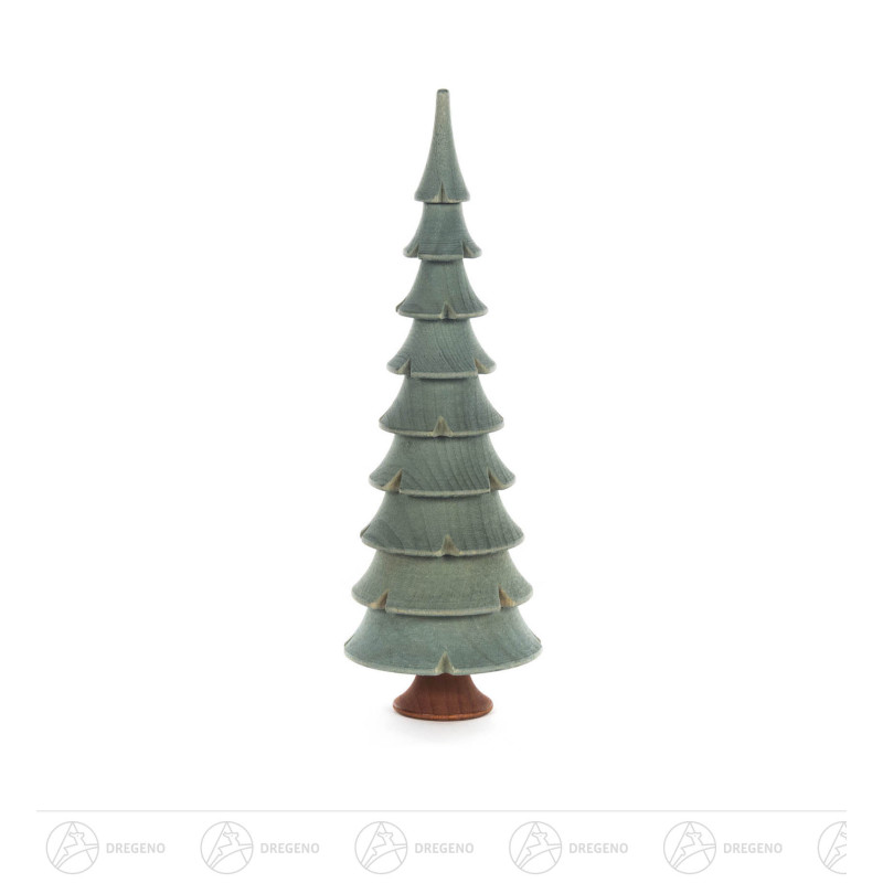 Massivholzbaum grün, 17,5cm