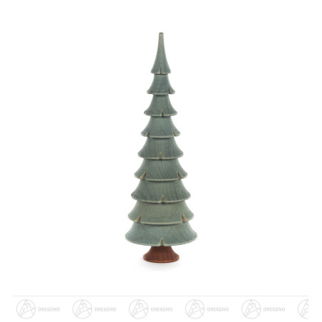 Massivholzbaum grün, 17,5cm