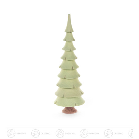 Massivholzbaum hellgrün, 17,5cm