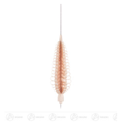 Spanbaum 16cm mit Bohrung und Pyramidennadel