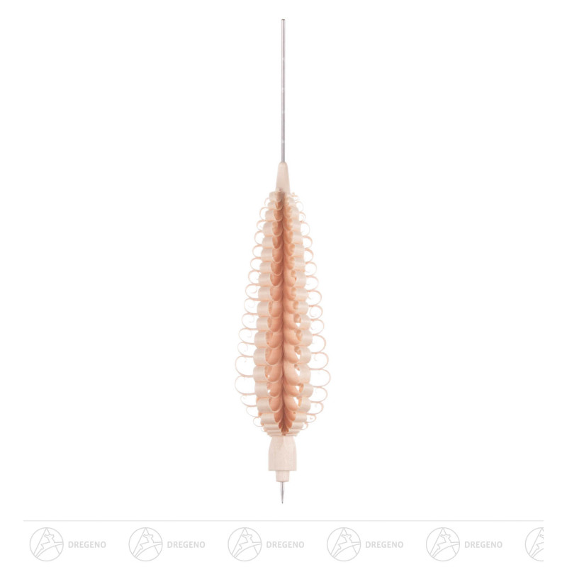 Spanbaum 16cm mit Bohrung und Pyramidennadel
