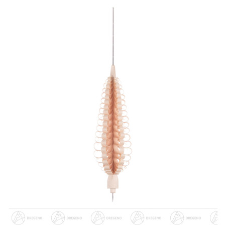 Spanbaum 16cm mit Bohrung und Pyramidennadel