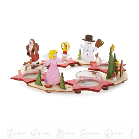 Bastelset Adventskranz  24x8x24cm