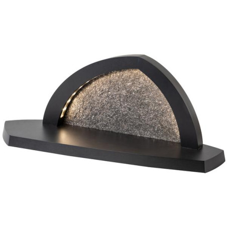 Gesteinsbogen 15x37x13cm anthrazit LED beleuchtet ohne Bestückung