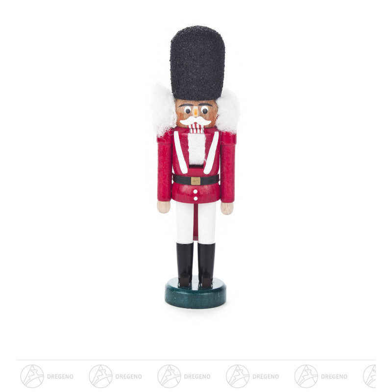 Nussknacker Däne rot-weiß, 15cm