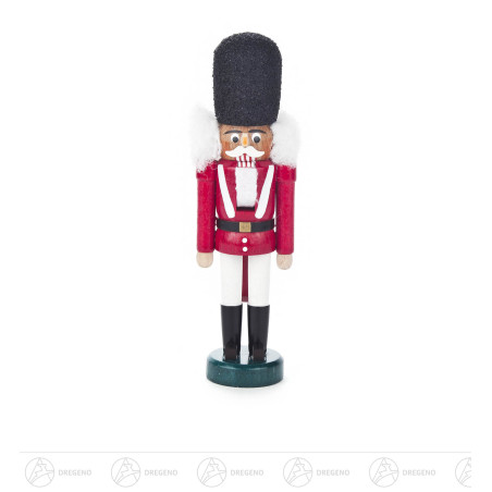 Nussknacker Däne rot-weiß, 15cm